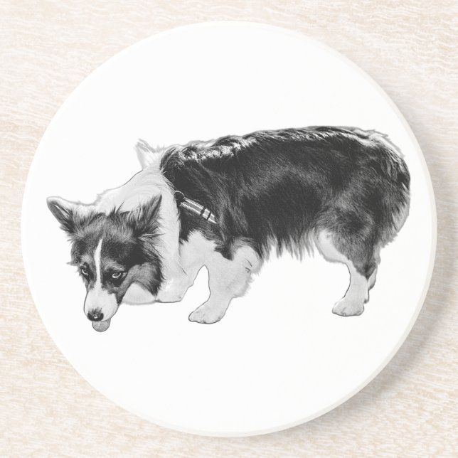 Dessous De Verre En Grès Essai de goût minuscule (Devant)