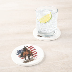Dessous De Verre En Grès États-Unis 250e Liberté