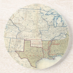 Dessous De Verre En Grès États-Unis Juin 1861