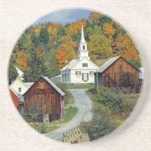 Dessous De Verre En Grès États-Unis, Vermont, Waits River. Le feuillage d'