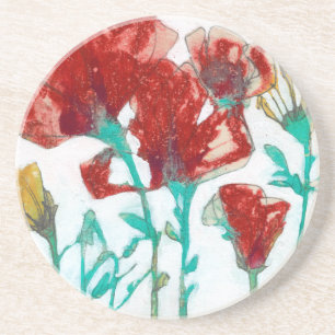 Dessous De Verre En Grès Expression II de fleur