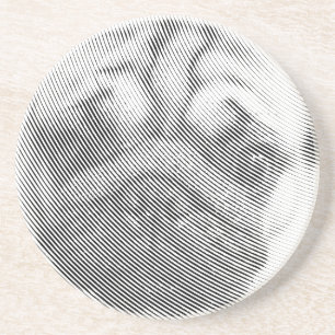 Dessous De Verre En Grès Face carlin