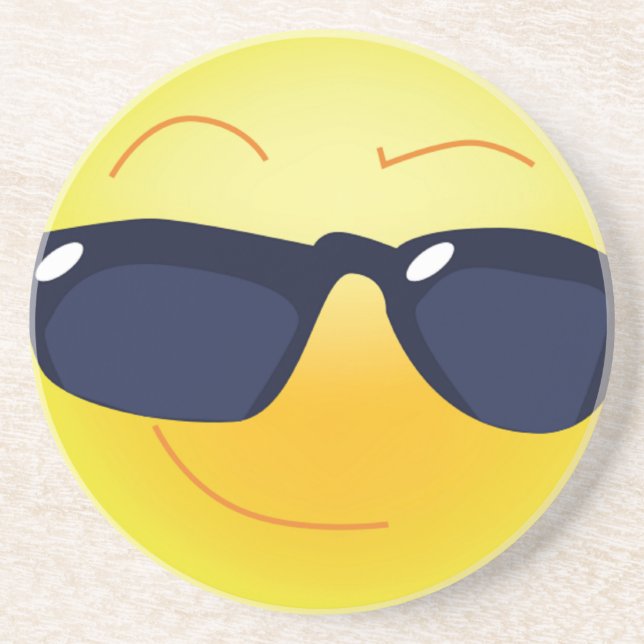 DESSOUS DE VERRE EN GRÈS FACE COOL (Devant)