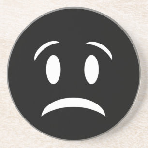 DESSOUS DE VERRE EN GRÈS FACE DE FROWNIE