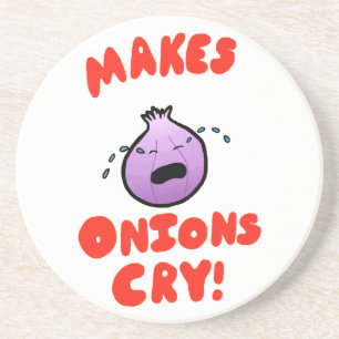 Dessous De Verre En Grès Fais Pleurer Les Oignons !