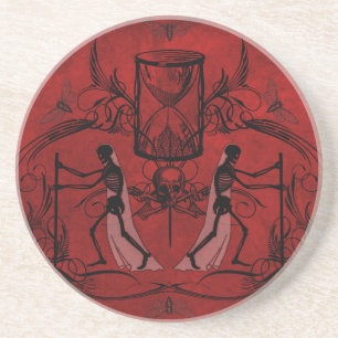 Dessous De Verre En Grès Falln Memento Mori