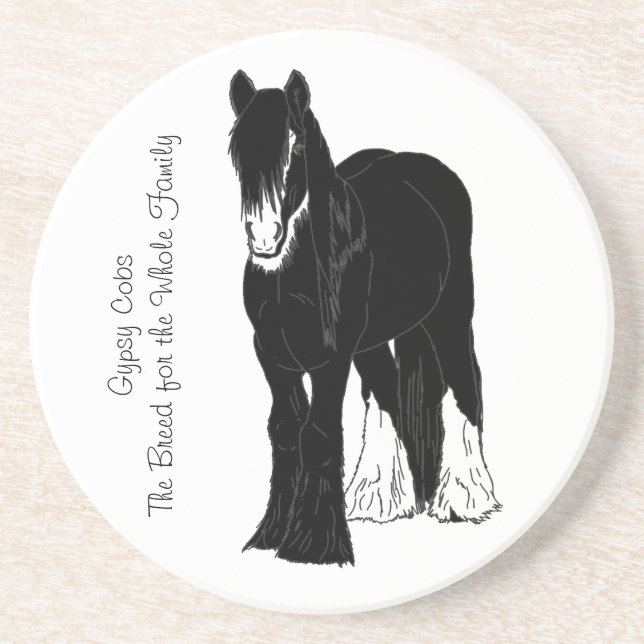 Dessous De Verre En Grès Famille amicale (Devant)