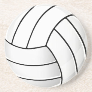 Dessous De Verre En Grès Fan de volleyball