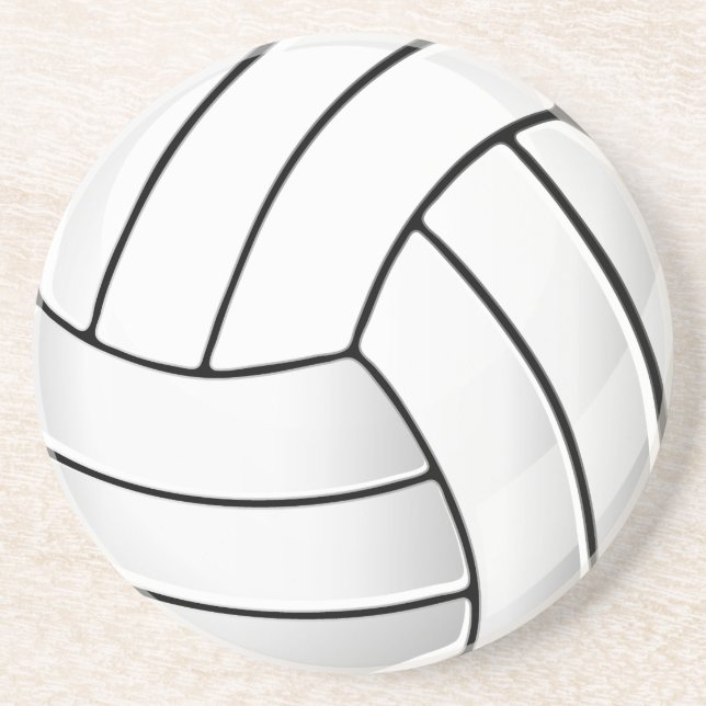 Dessous De Verre En Grès Fan de volleyball (Devant)