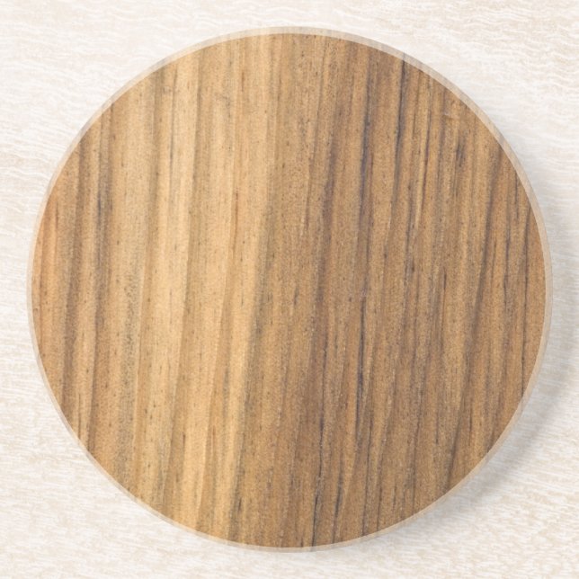 Dessous De Verre En Grès Faux Fini Le Bois D'Écorce (Devant)