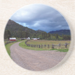 Dessous De Verre En Grès Ferme - Colorado Homestead