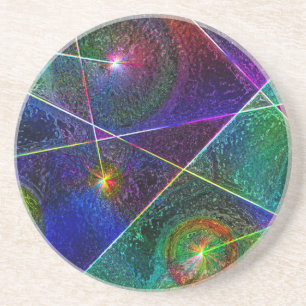 Dessous De Verre En Grès Festif