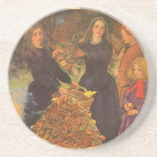 Dessous De Verre En Grès Feuilles d'automne par Sir John Everett Millais