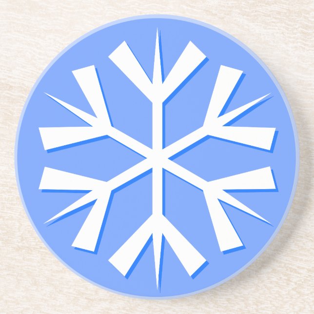 Dessous De Verre En Grès Flèche de neige (Devant)