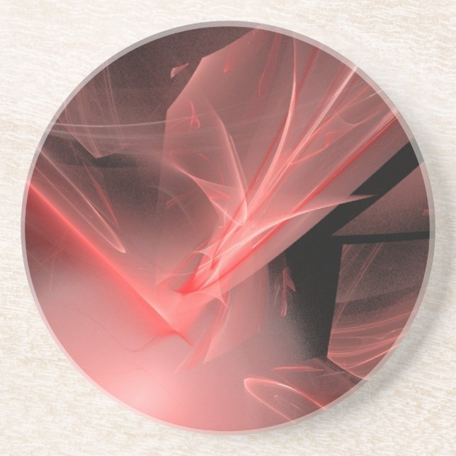 Dessous De Verre En Grès Flèches rouges Extraordinaires (Devant)