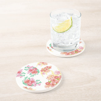 Dessous De Verre En Grès Fleurs d'eau