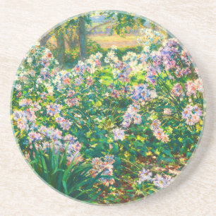 Dessous De Verre En Grès Fleurs jolies vintages Illustration Fleurs blanche