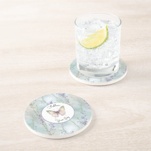 Dessous De Verre En Grès Fleurs Lavande Jolies Romantiques