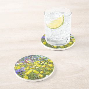 Dessous De Verre En Grès Fleurs sauvages
