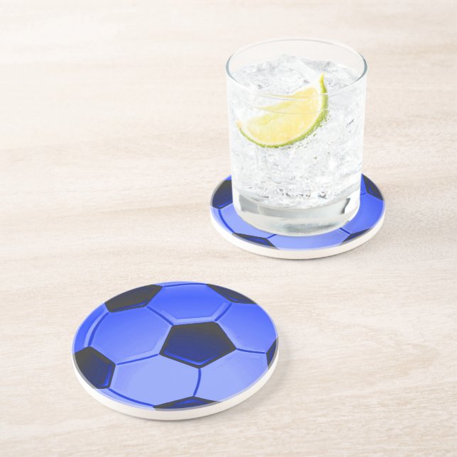 Dessous De Verre En Grès Football de football américain ou d'association (Côté)