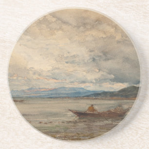 Dessous De Verre En Grès Fos, Environs De Martigues - Félix Ziem