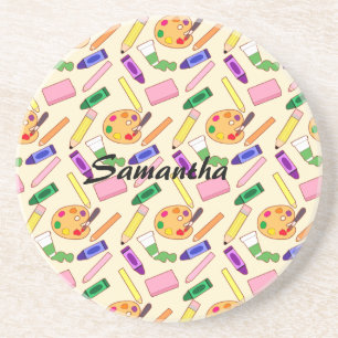 Dessous De Verre En Grès Fournitures d'art coloré