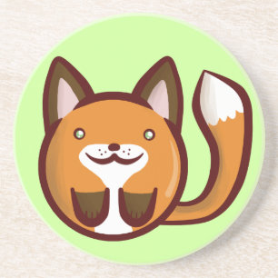 Dessous De Verre En Grès Fox de Chibi