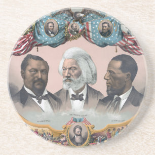 Dessous De Verre En Grès Fr3d3rick Bailey Douglass avec Black Abolitionnist