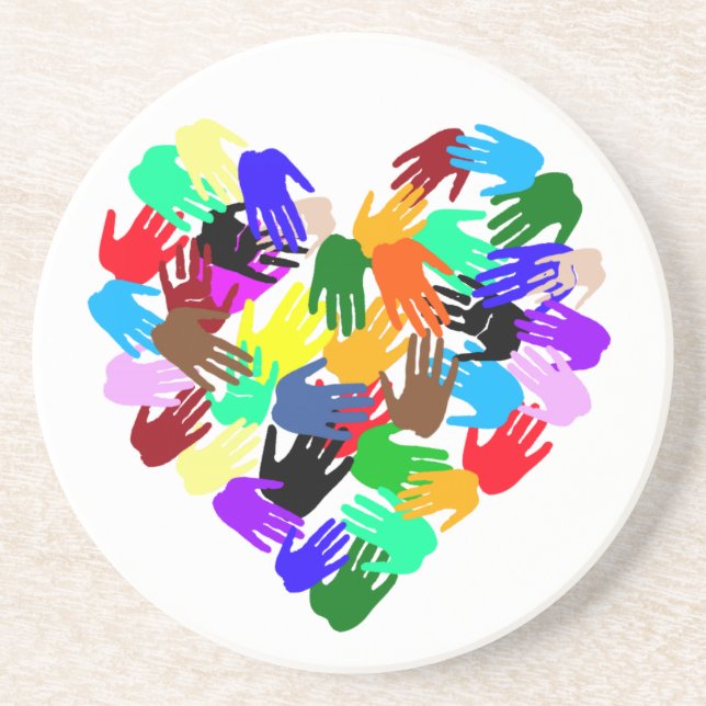 Dessous De Verre En Grès Fraternité mondiale (Devant)