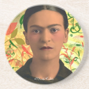 Dessous De Verre En Grès Frida Kahlo Reflejando