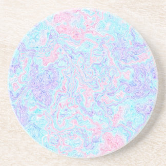 Dessous De Verre En Grès Frottes de bonbons en coton