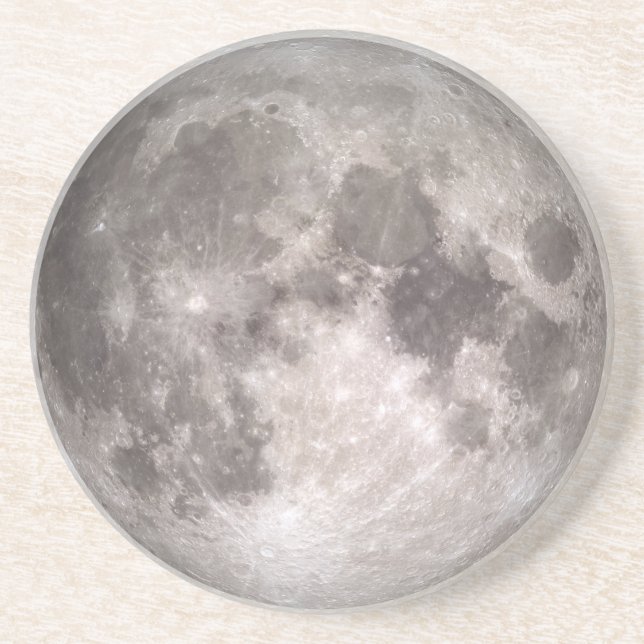 Dessous De Verre En Grès Full Moon (Devant)