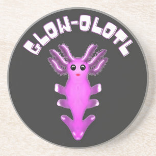 Dessous De Verre En Grès Galaxie Lumineuse Axolotl Art Numérique