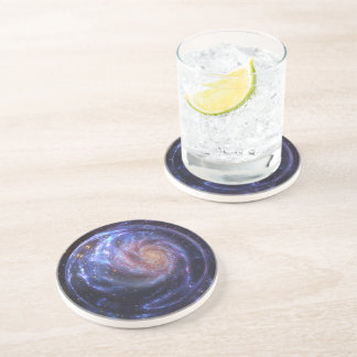 Dessous De Verre En Grès Galaxie ronde