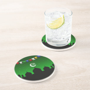 Dessous De Verre En Grès Garland coloré avec mosquée