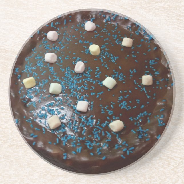 Dessous De Verre En Grès Gâteau au chocolat (Devant)