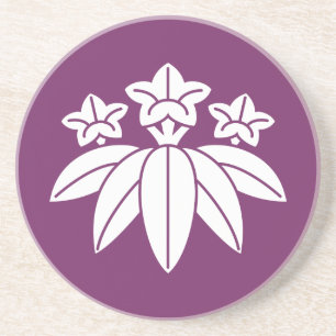 Dessous De Verre En Grès Gentiane de style bambou