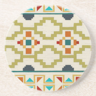 Dessous De Verre En Grès Géométrie du sud-ouest I