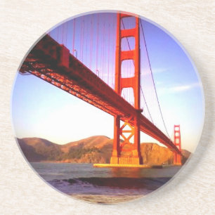 Dessous De Verre En Grès Golden gate bridge