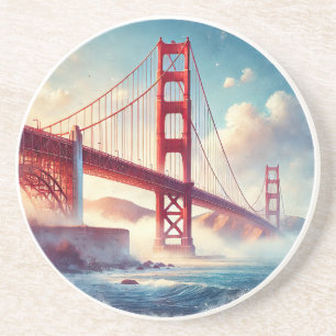 Dessous De Verre En Grès Golden Gate Bridge