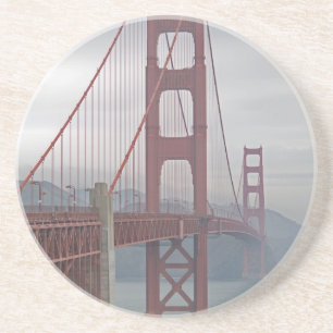 Dessous De Verre En Grès Golden gate bridge en brume