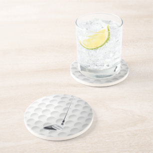 Dessous De Verre En Grès Golf Club Sur Golf Ball
