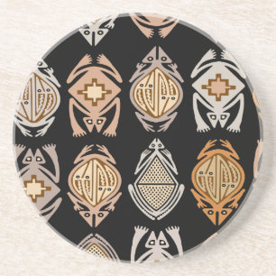 Dessous De Verre En Grès Grenouilles sauteuses