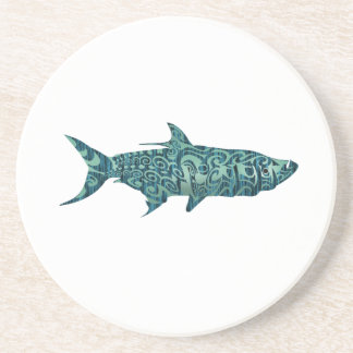 DESSOUS DE VERRE EN GRÈS GRÈVE DU TARPON