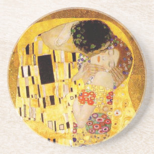 Dessous De Verre En Grès Gustav Klimt La Peinture Classique Du Kiss