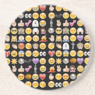 Dessous De Verre En Grès halloween emoji