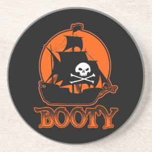 Dessous De Verre En Grès Halloween Pirate Boty