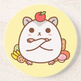Dessous De Verre En Grès Hamster avide