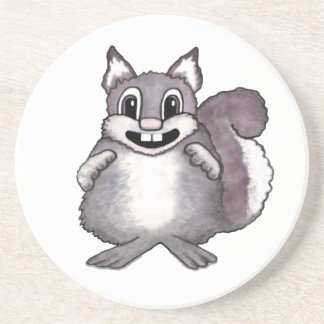 Dessous De Verre En Grès Happy Squirrel Cartoon Drawing 