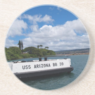 Dessous De Verre En Grès Hawaii Series - USS Arizona Memorial Dessous de ve